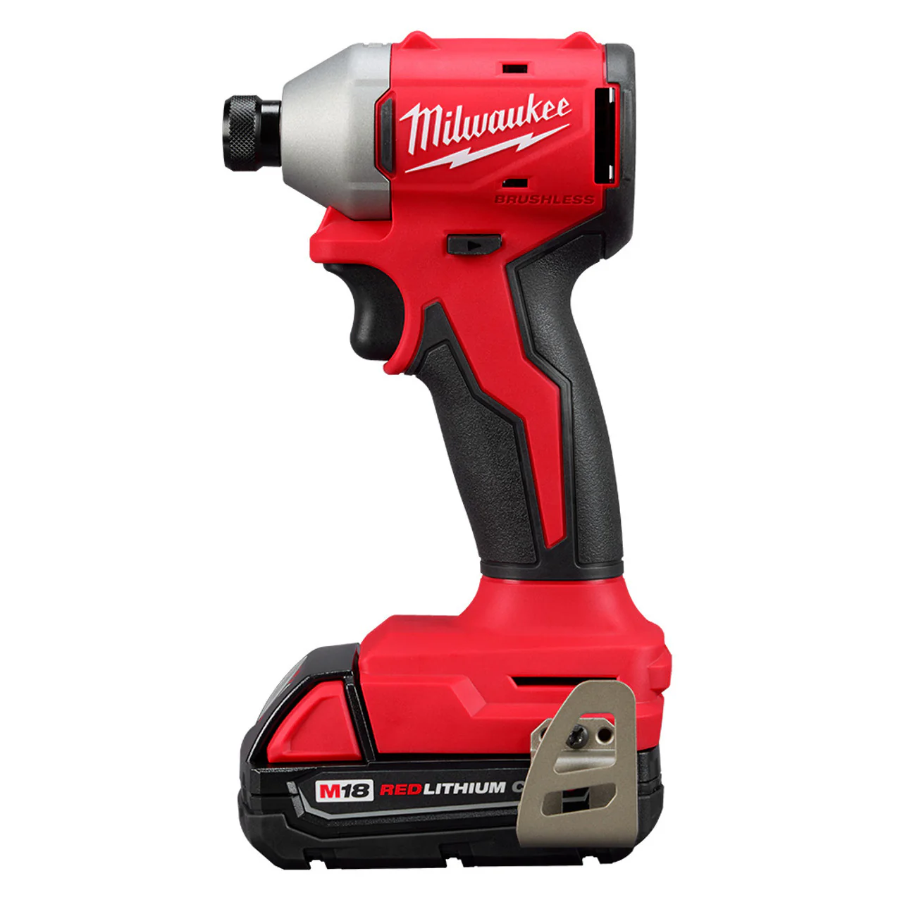 Milwaukee 3650-21P, M18 Compact Brushless 1/4" Hex Impact Driver Kit - Image 3