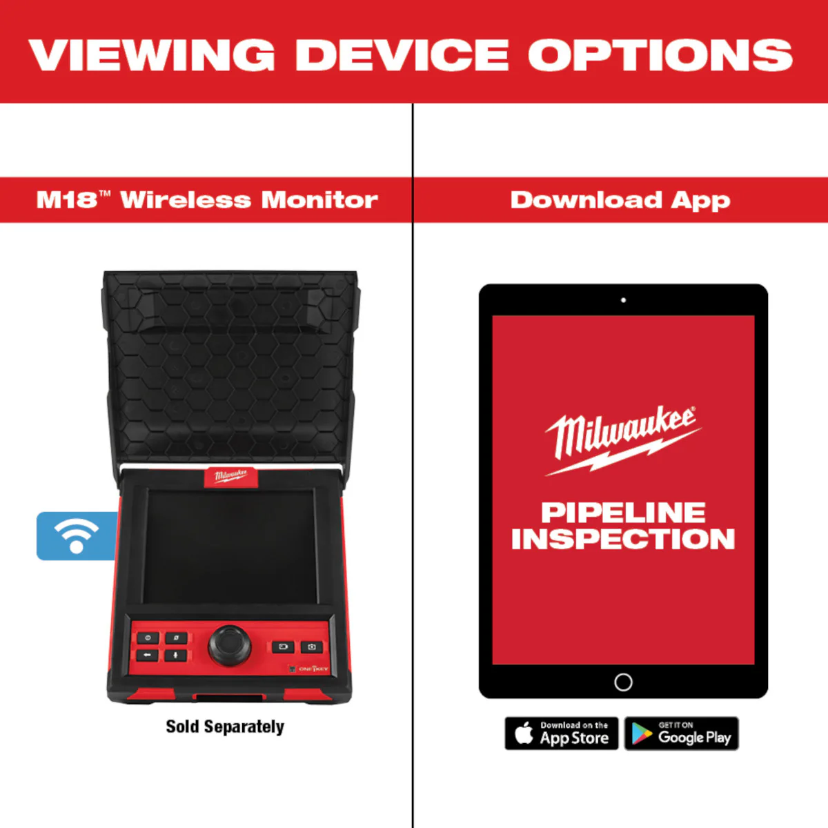Milwaukee 3975-22, M18™ 200’ Mid-Stiff Modular Pipeline Inspection System - Image 10