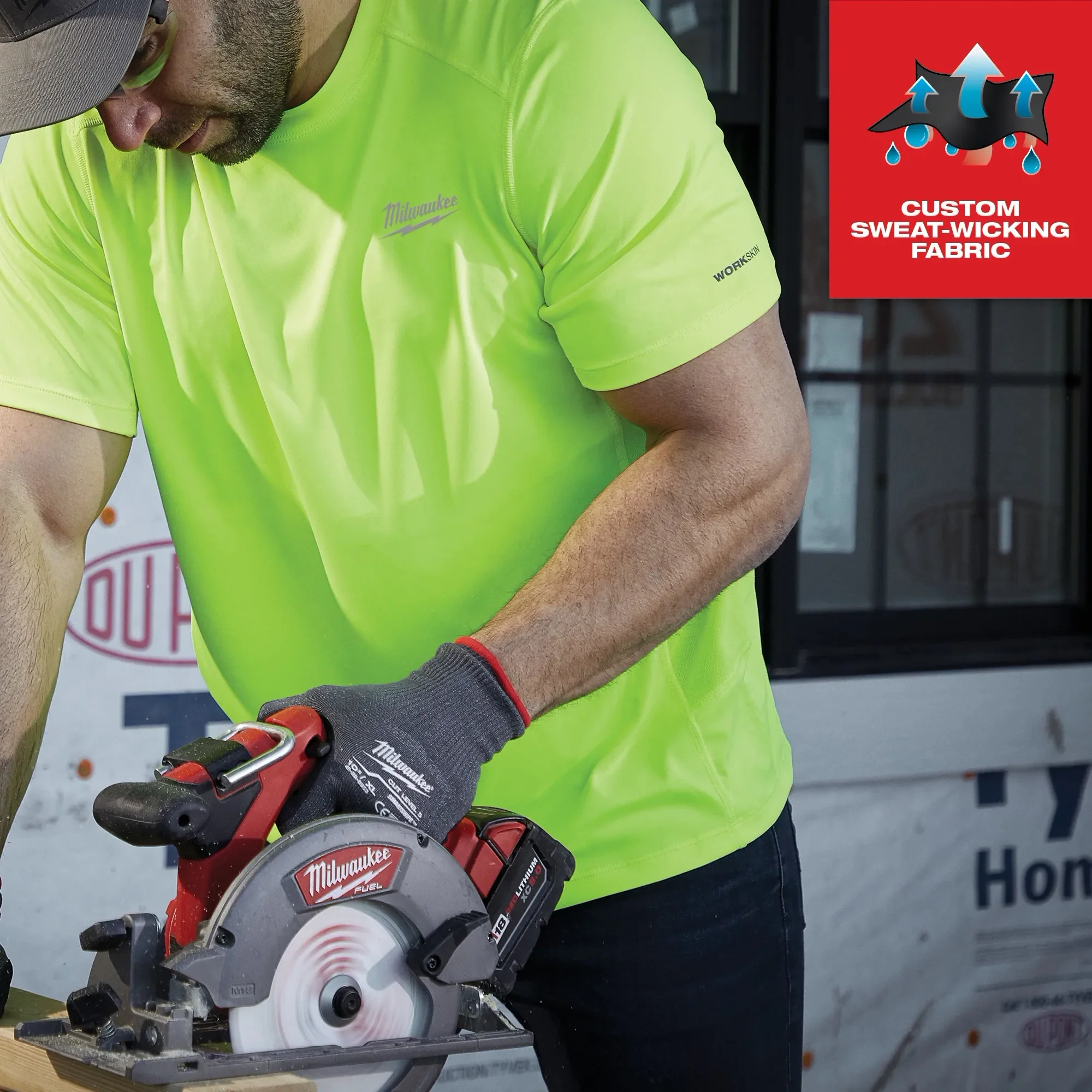 Milwaukee 414 WORKSKIN™ Lightweight Performance Shirt - Short Sleeve - Image 13