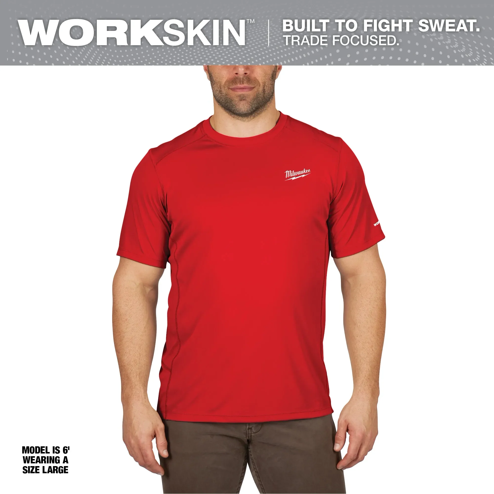 Milwaukee 414 WORKSKIN™ Lightweight Performance Shirt - Short Sleeve - Image 15