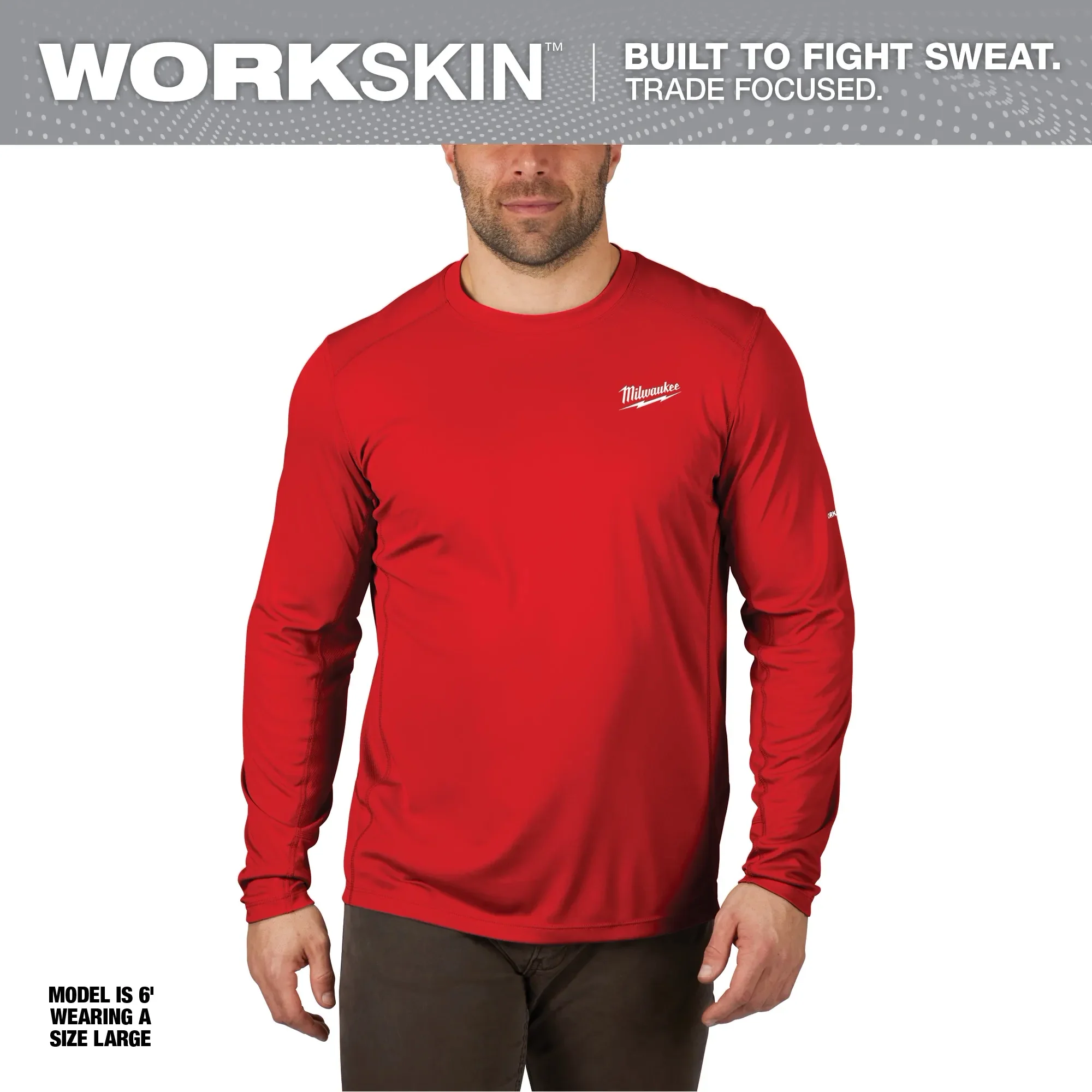 Milwaukee 415 WORKSKIN™ Lightweight Performance Shirt - Long Sleeve - Image 10