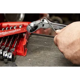 Milwaukee 45-96-9808, 1/4" Flex Head Combination Wrench - Image 8