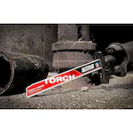 Milwaukee 48-00-5263, 12" 8 TPI TORCH™ with NITRUS™ Carbide for Cast Iron SAWZALL® Blade 1PK - Image 2