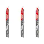 Milwaukee 48-00-5302, The TORCH with Carbide Teeth 9" 7TPI (3/pkg) - Image 2