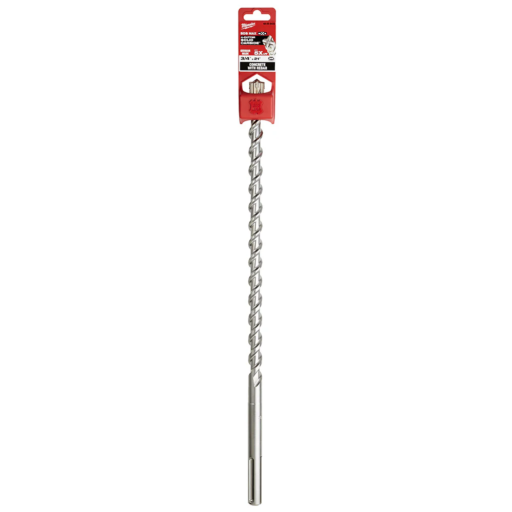 Milwaukee 48-20-3932, SDS-Max Bit, 4-Cutter 3/4" x 21" - Image 3
