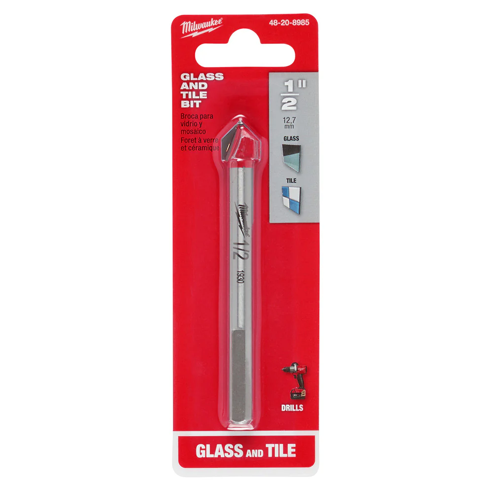 Milwaukee 48-20-8985, 1/2" Glass and Tile Bit
