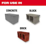 Milwaukee 48-20-9051, 5pc. SHOCKWAVE Carbide Hammer Drill Bit Kit - Image 3