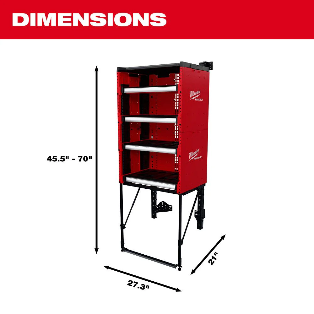Milwaukee 48-21-8070, PACKOUT™ Rack Kit - Image 5