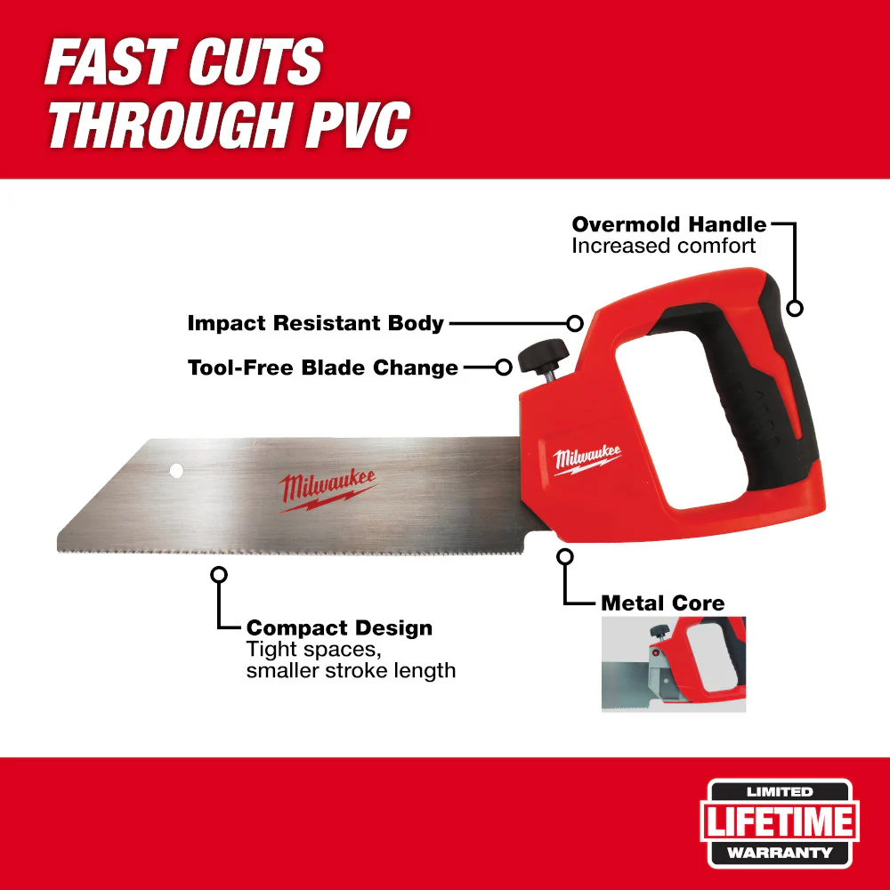 Milwaukee 48-22-0212, 12" PVC/ABS Saw - Image 3