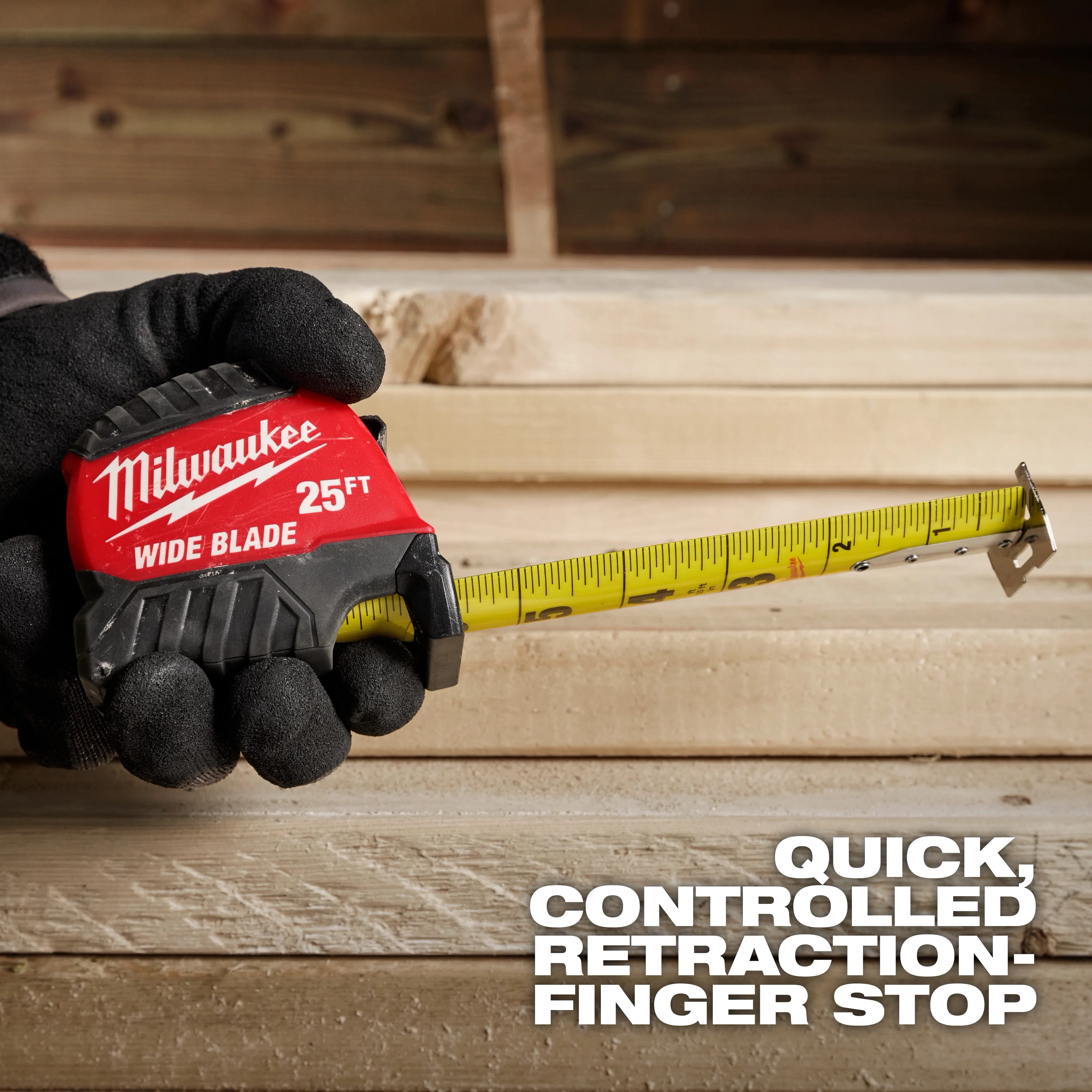 Milwaukee 48-22-1226, 8m/26ft Wide Blade Tape Measure - Image 6