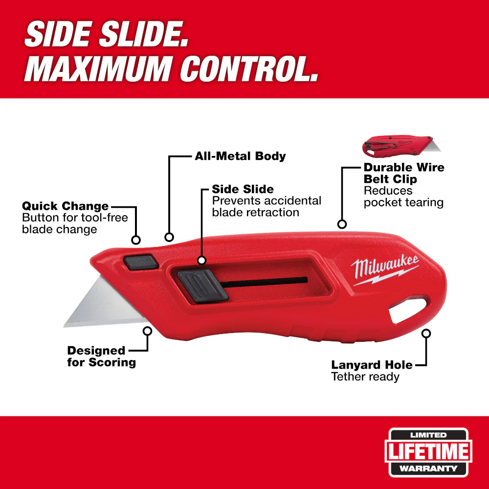 Milwaukee 48-22-1511, Compact Side Slide Utility Knife (Discontinued) - Image 9