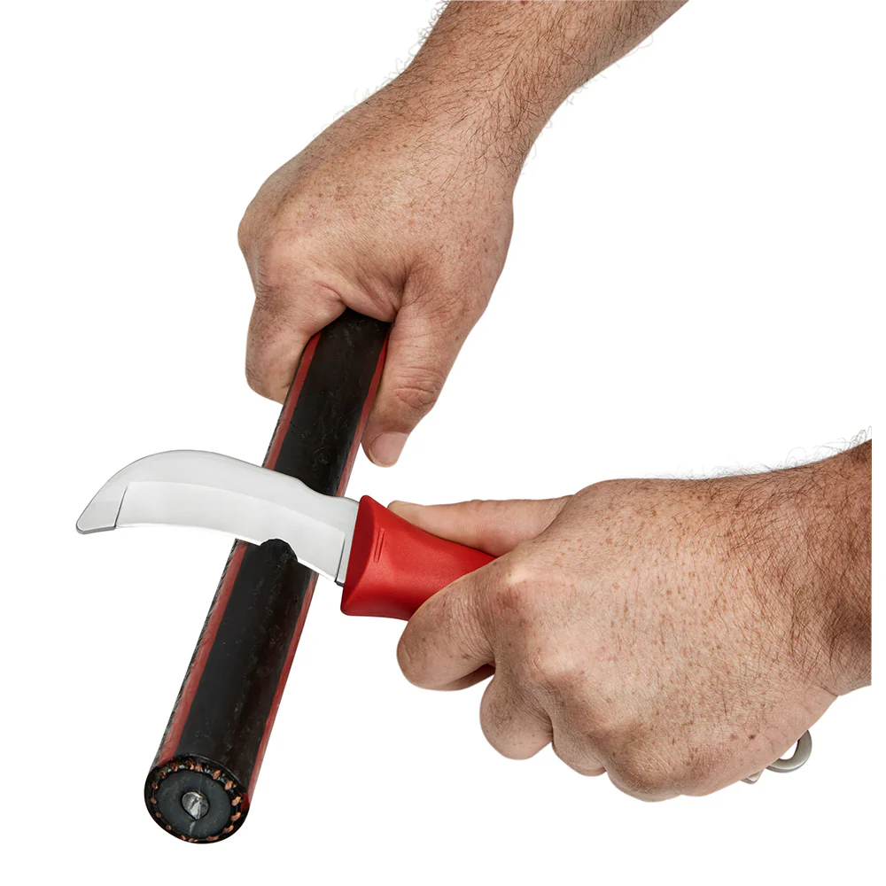 Milwaukee 48-22-1923, Lineman’s Blunt Tip Hawkbill Knife w/ STICKWORK™ 3in1 Ring - Image 5