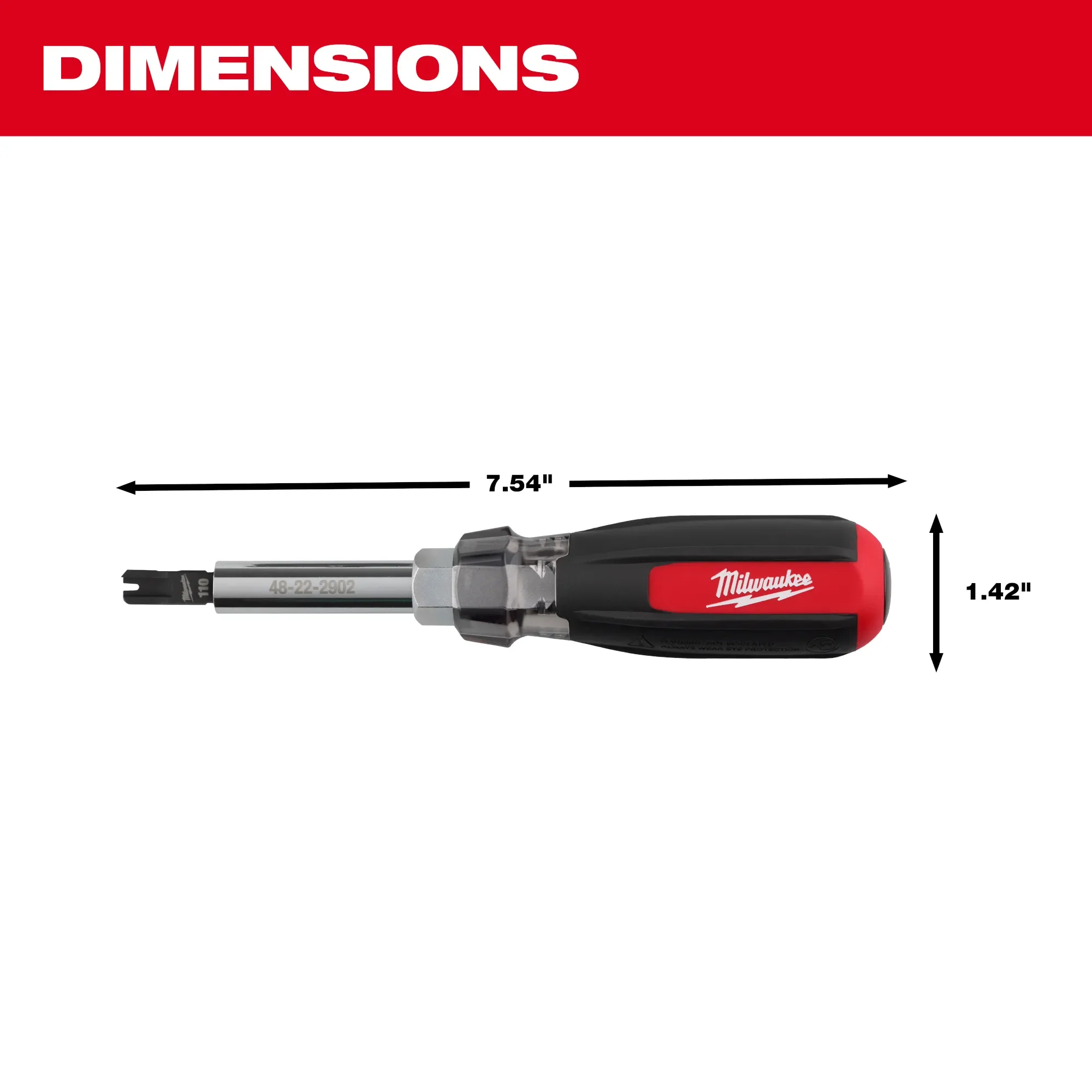 Milwaukee 48-22-2902, 9in1 Punchdown Multi-Bit Screwdriver - Image 3