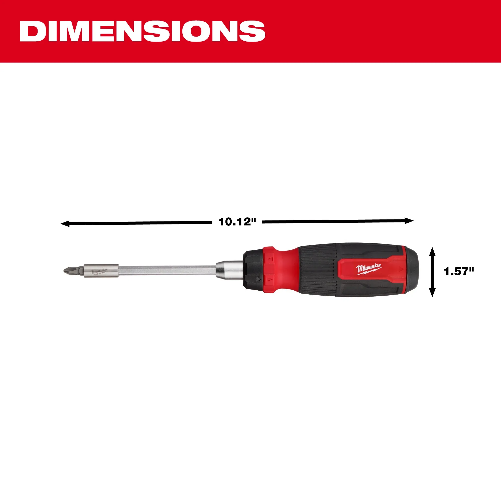 Milwaukee 48-22-2903, 14-in-1 Ratcheting Multi-Bit Screwdriver - Image 3