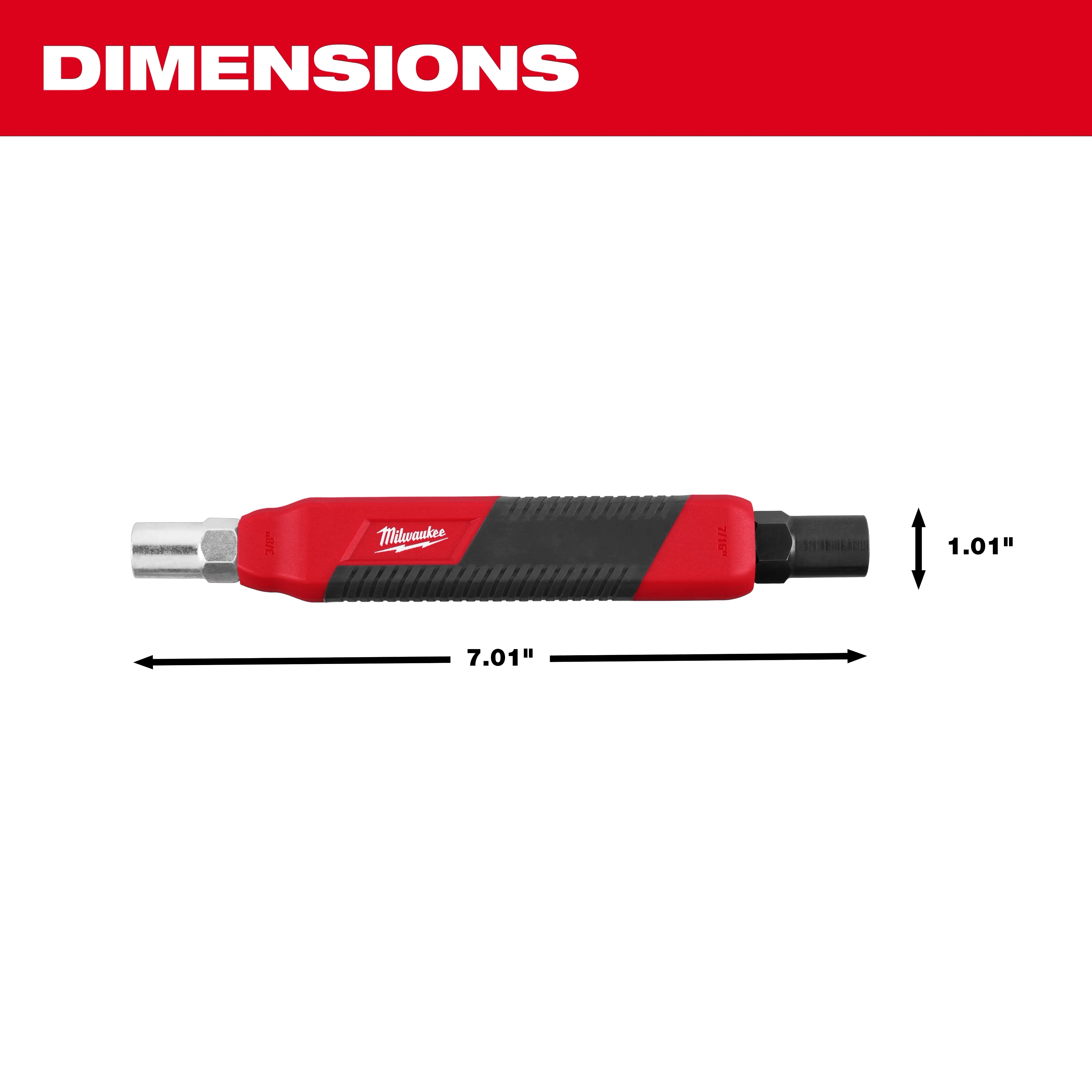 Milwaukee 48-22-3016, Can Wrench (3/8” & 7/16”) - Image 3