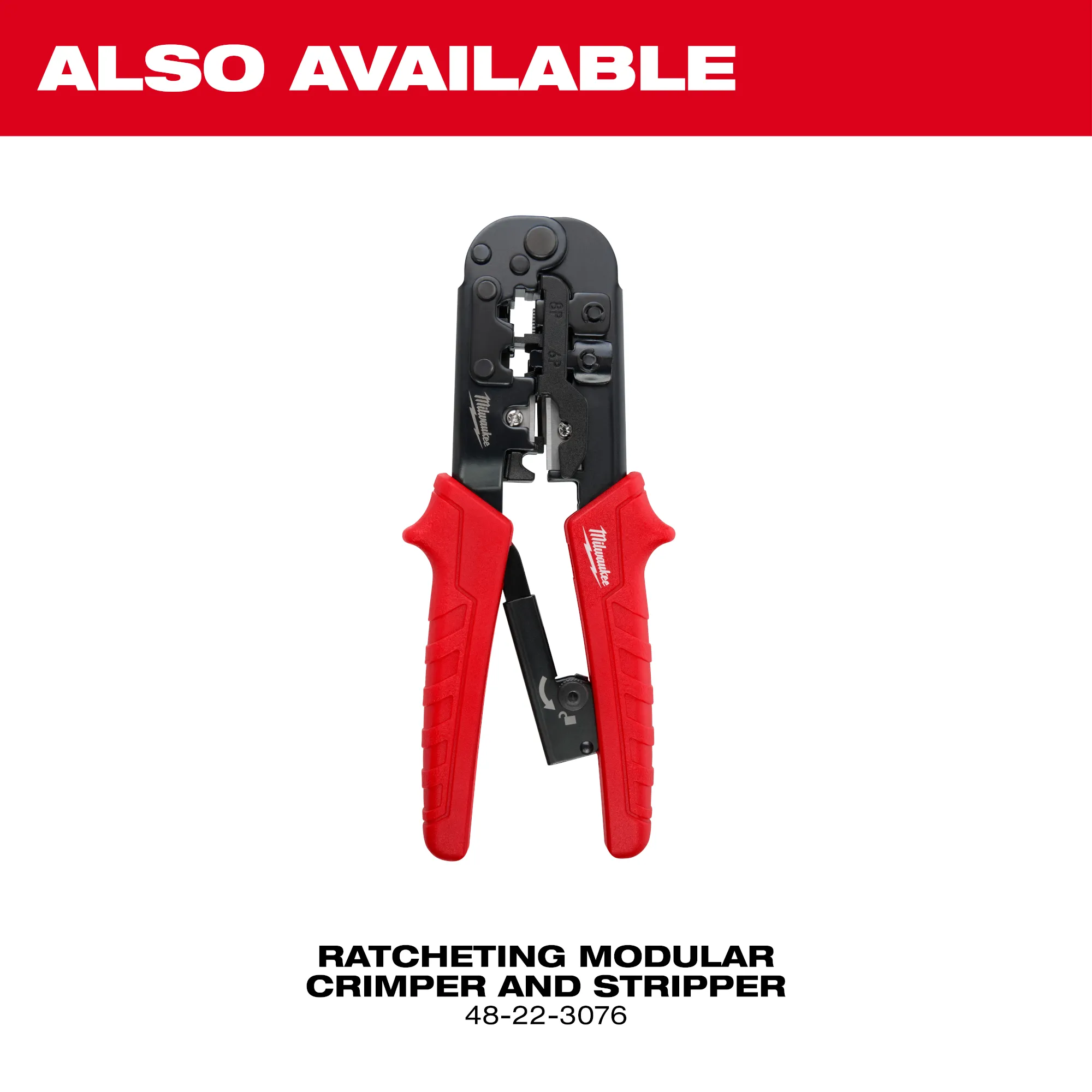 Milwaukee 48-22-3074, Ratcheting Pass-Through Crimper & Stripper - Image 3