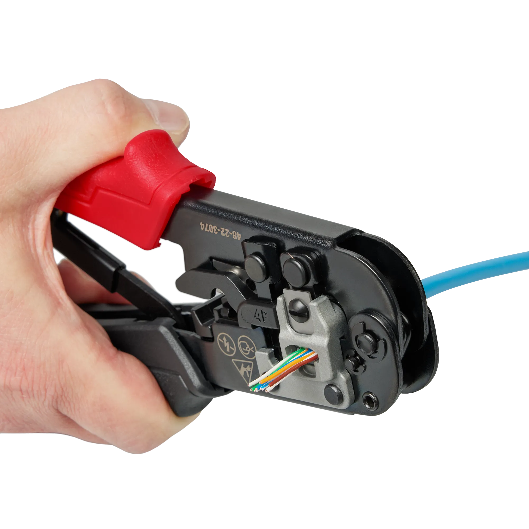 Milwaukee 48-22-3074, Ratcheting Pass-Through Crimper & Stripper - Image 8