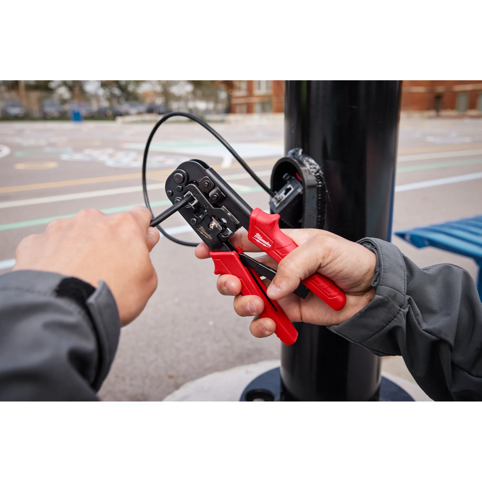 Milwaukee 48-22-3076, Ratcheting Modular Crimper & Stripper - Image 4