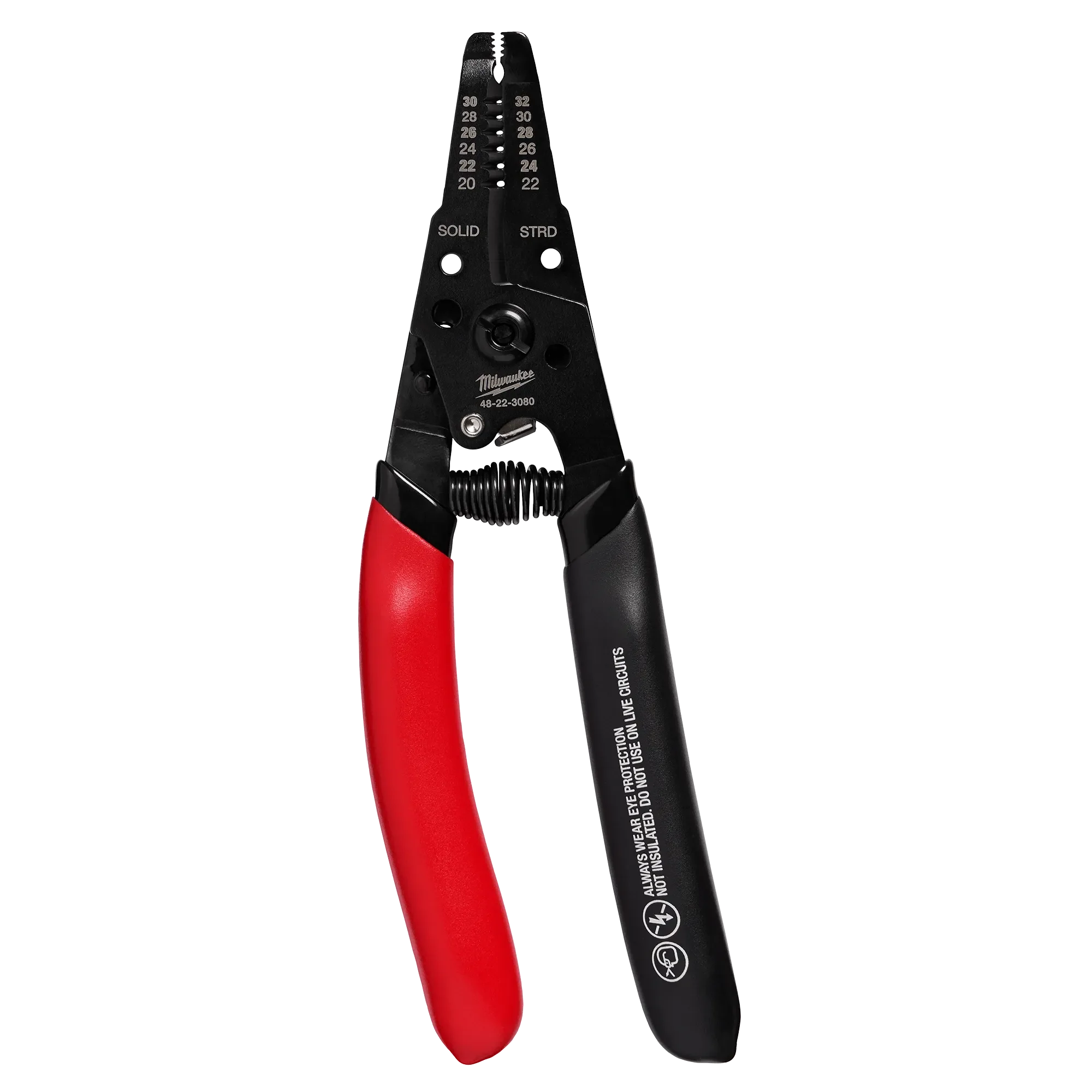 Milwaukee 48-22-3080, 20-32 AWG LOW VOLTAGE DIPPED GRIP WIRE STRIPPER & CUTTER - Image 3