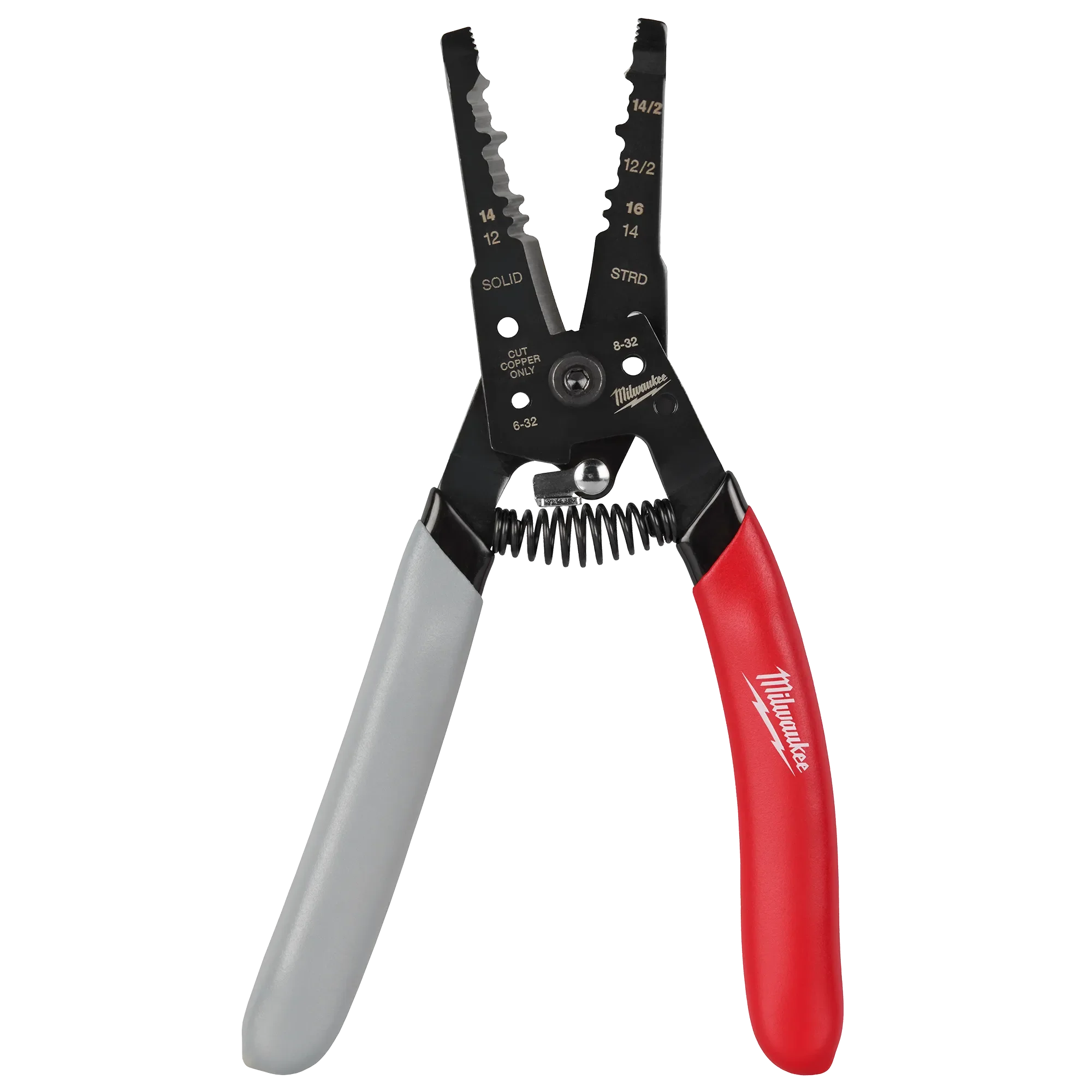 Milwaukee 48-22-3081, 12/2 & 14/2 NM Dipped Grip Wire Stripper & Cutter - Image 8