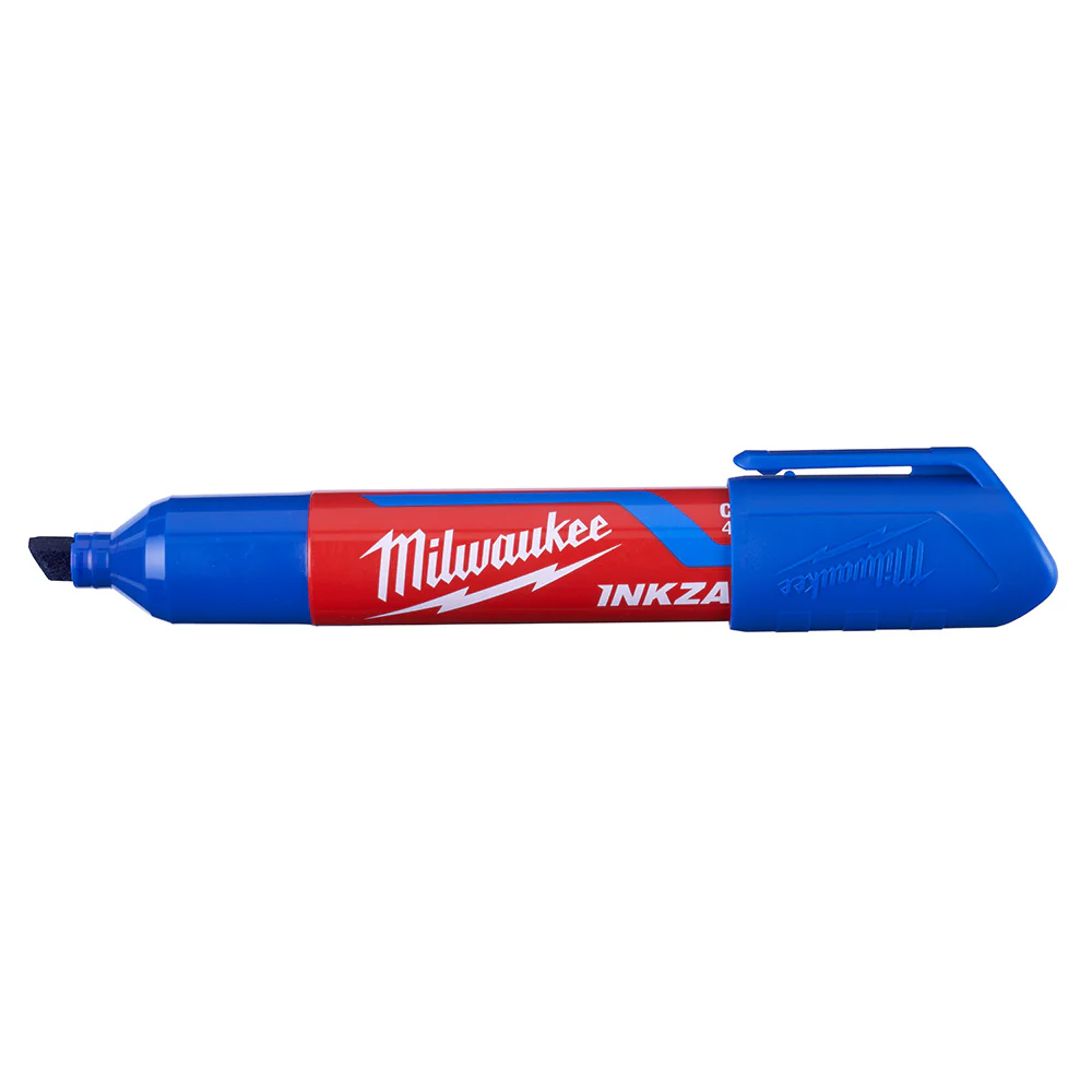 Milwaukee 48-22-3267, INKZALL Extra Large Chisel Tip Blue Marker - Image 4