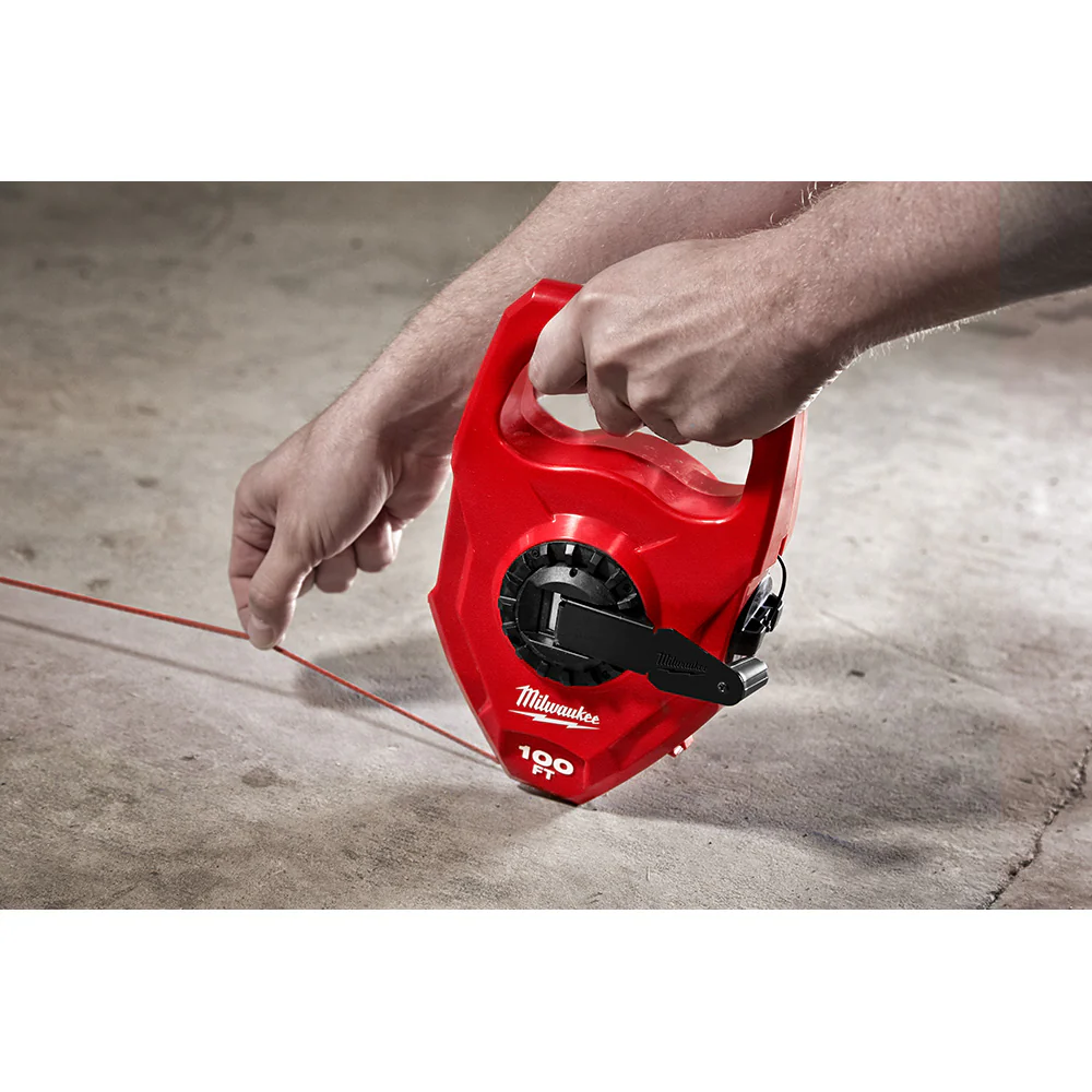 Milwaukee 48-22-3910, 100' Extra Bold Large Capacity Chalk Reel - Image 4