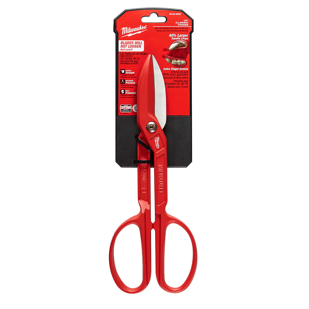Milwaukee 48-22-4002, 12" Classic Tinner - Image 4