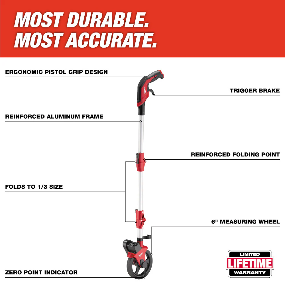 Milwaukee 48-22-5006, 6'' Measuring Wheel - Image 3