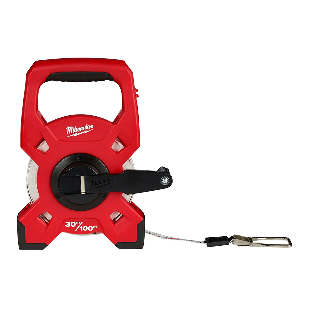 Milwaukee 48-22-5330, 30m/100' Fiberglass Open Reel Long Tape - Image 4