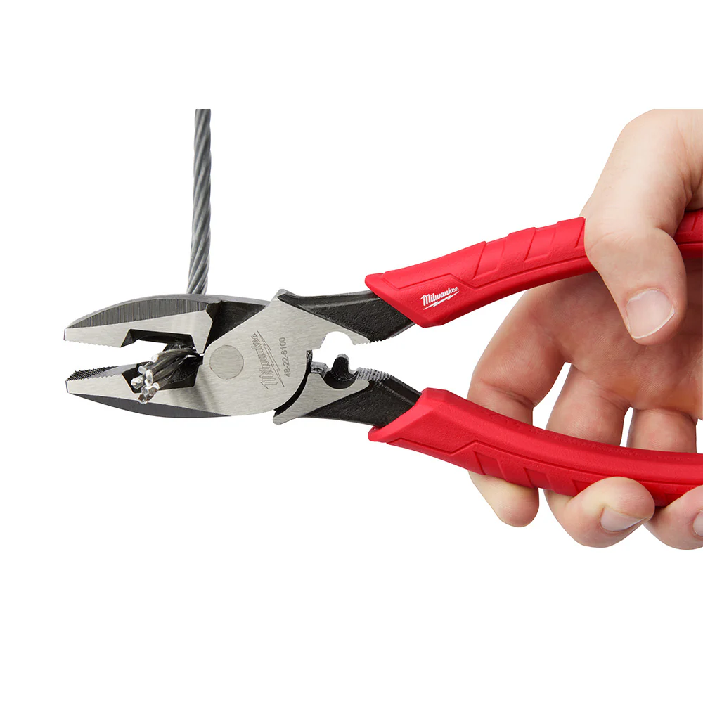 Milwaukee 48-22-6100, 9" High Leverage Lineman's Pliers w/ Crimper - Image 5