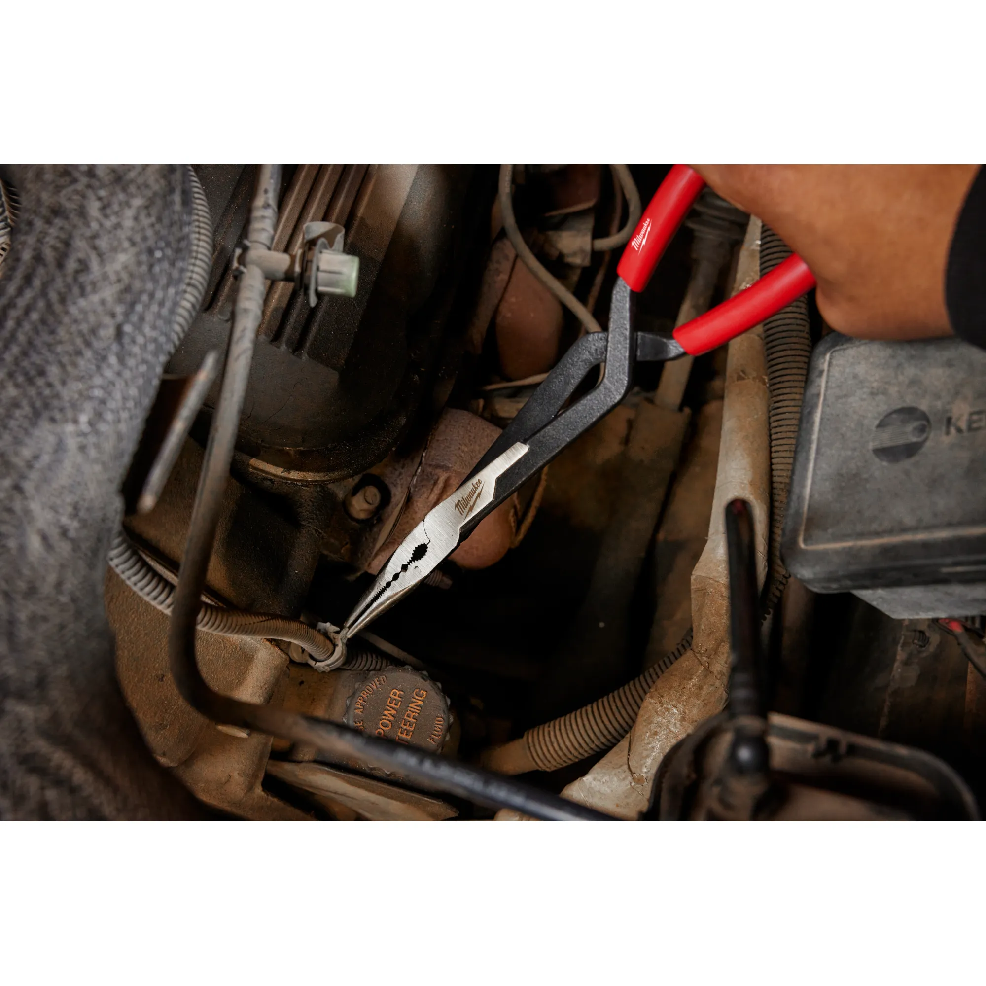 Milwaukee 48-22-6541, 13" Long Reach Pliers - 45° Nose - Image 5