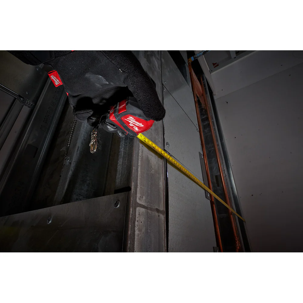 Milwaukee 48-22-6601, 10'/3m Keychain Tape Measure with LED - Image 2