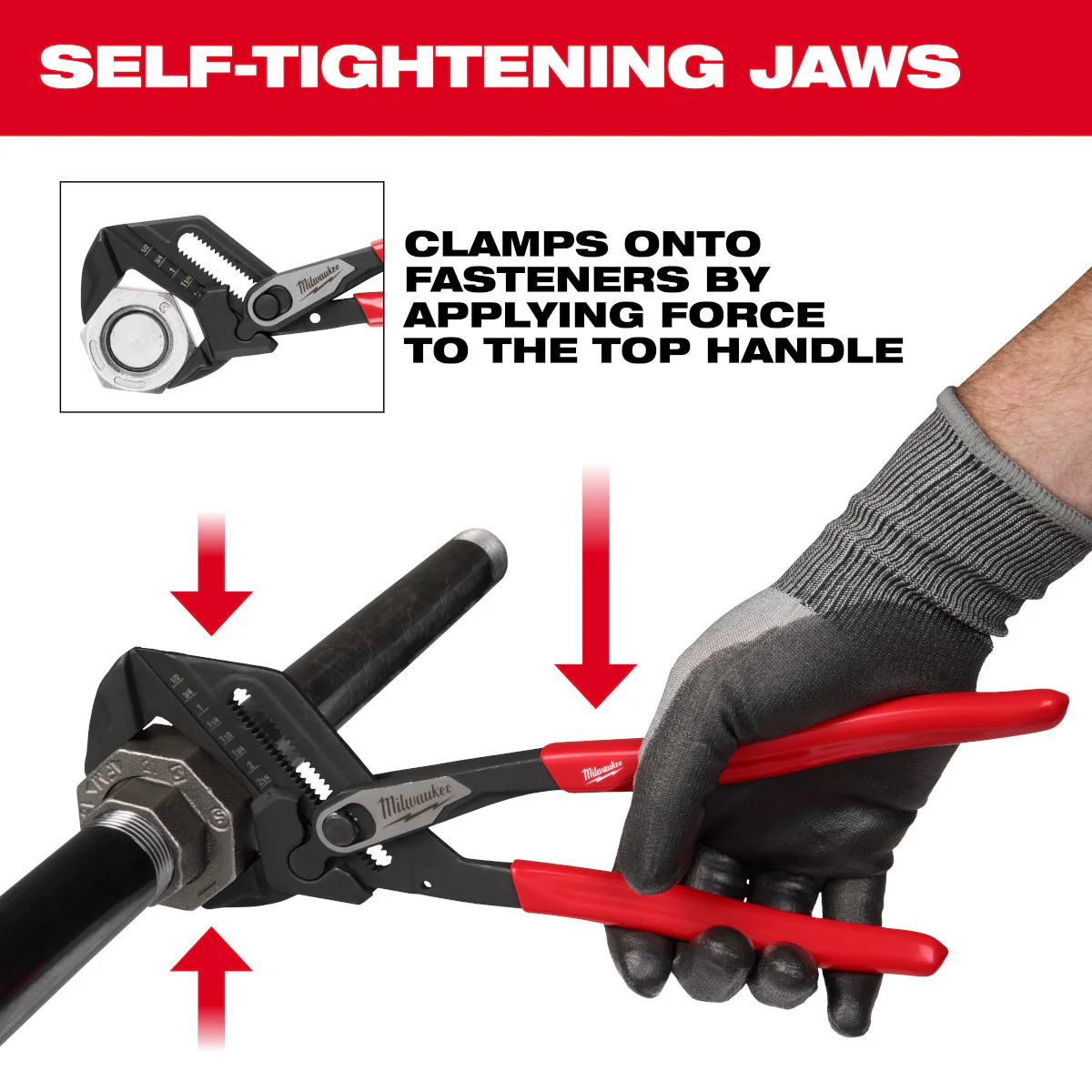 Milwaukee 48-22-6910, 10" Pliers Wrench - Image 8