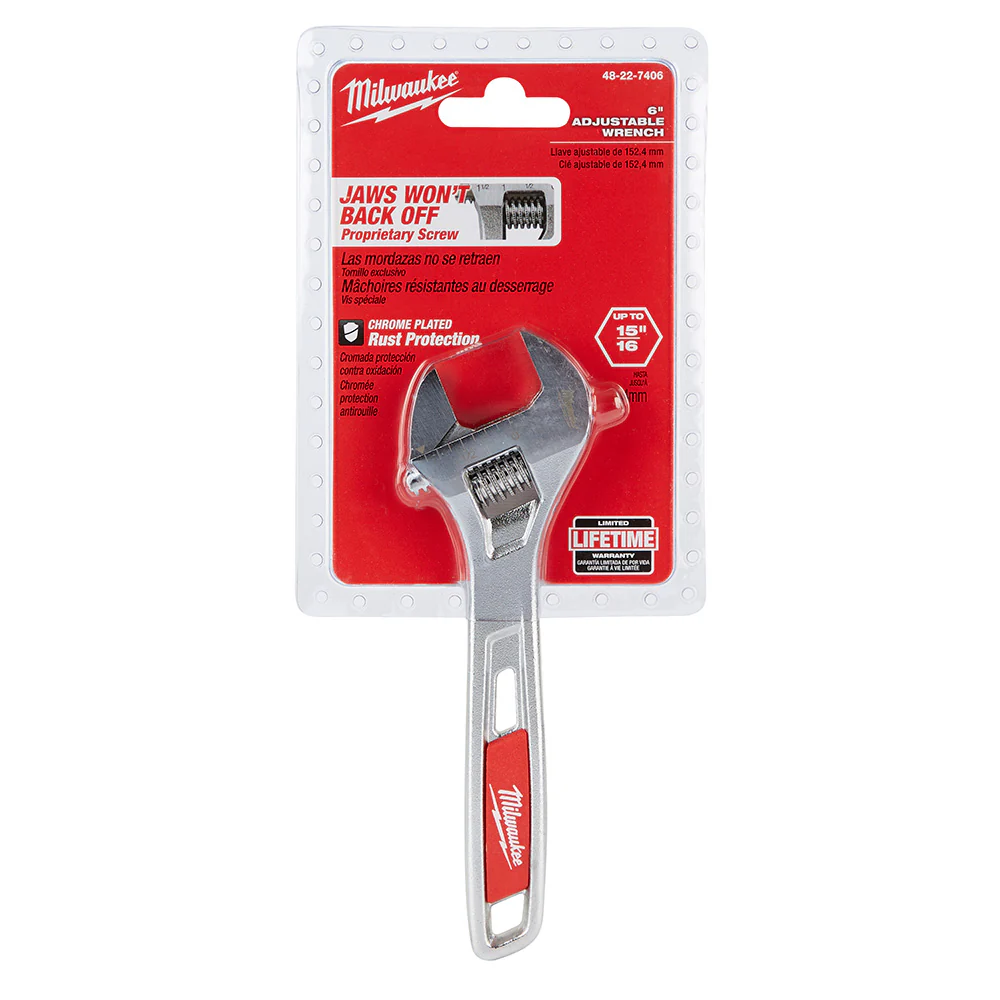 Milwaukee 48-22-7406, 6" Adjustable Wrench - Image 4