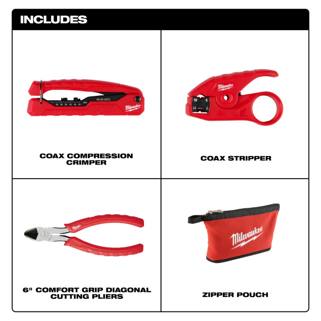Milwaukee 48-22-8103, Coax Install Kit - Image 2