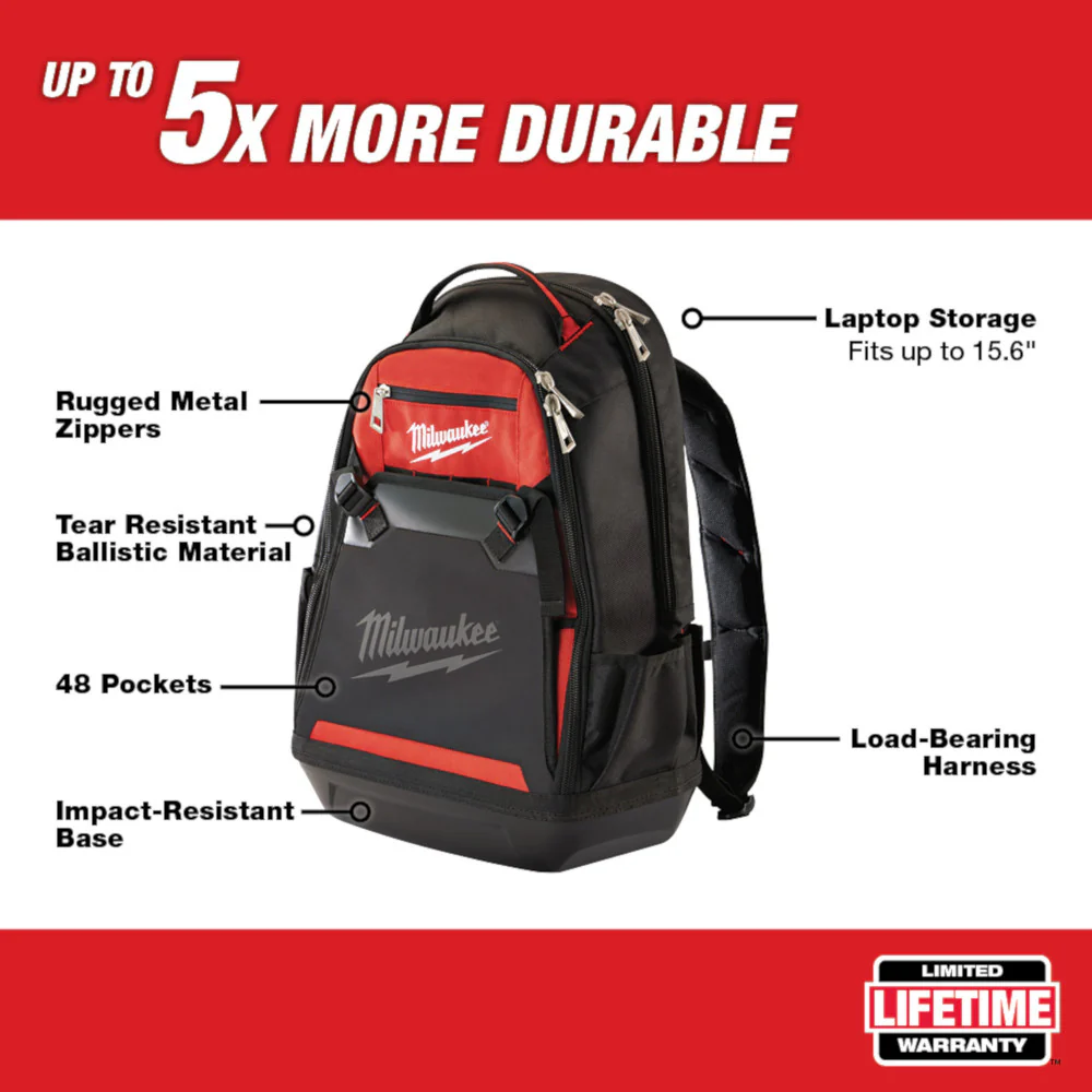 Milwaukee 48-22-8200, Jobsite Backpack - Image 7