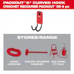 Milwaukee 48-22-8331, PACKOUT 6" Curved Hook - Image 4