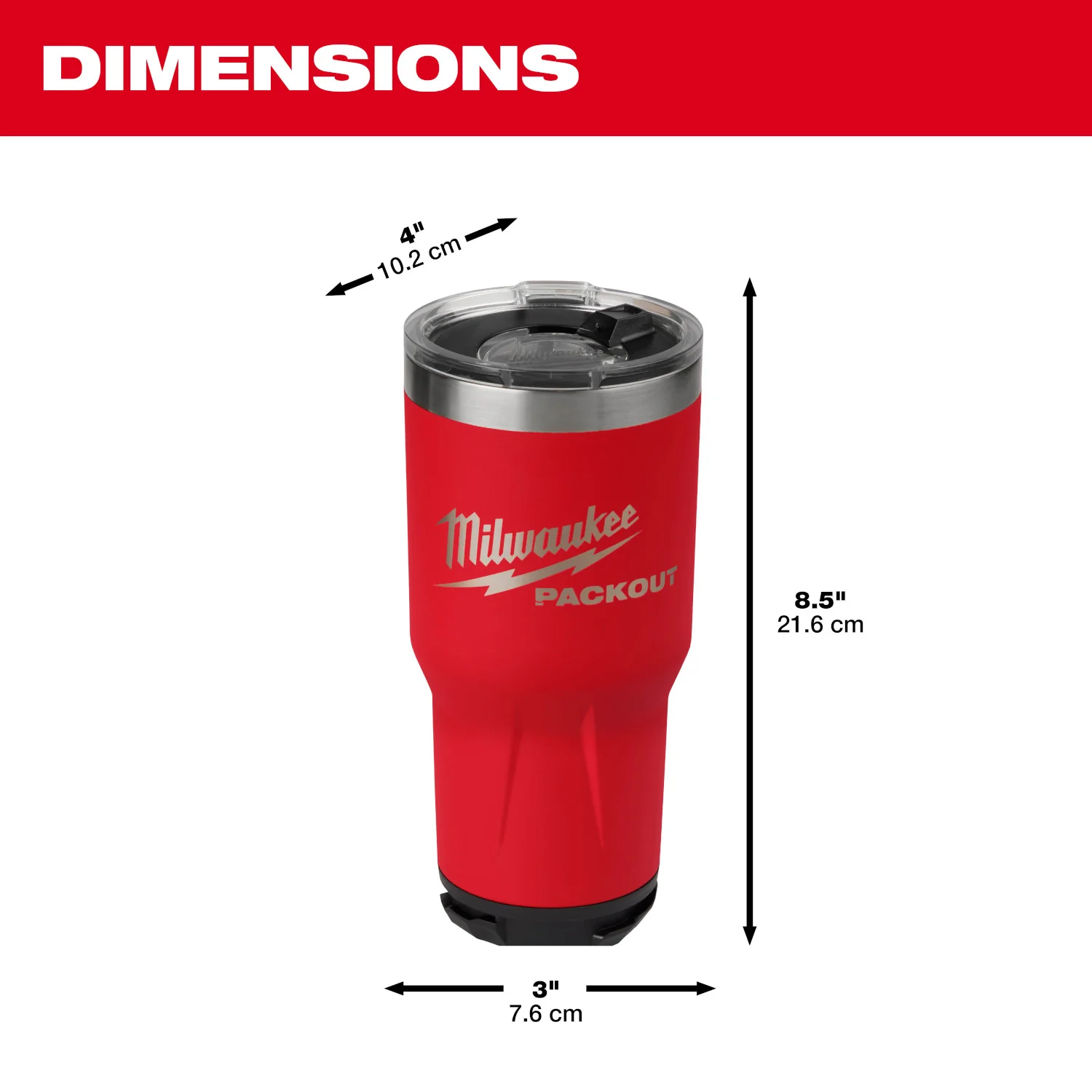 Milwaukee 48-22-8393R, PACKOUT 30OZ TUMBLER - Image 8