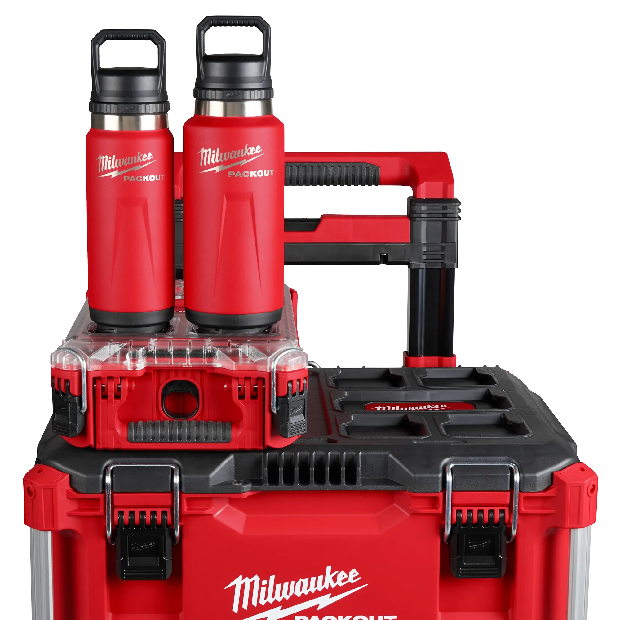 Milwaukee 48-22-8397R, PACKOUT™ 36oz Insulated Bottle with Chug Lid Red - Image 5