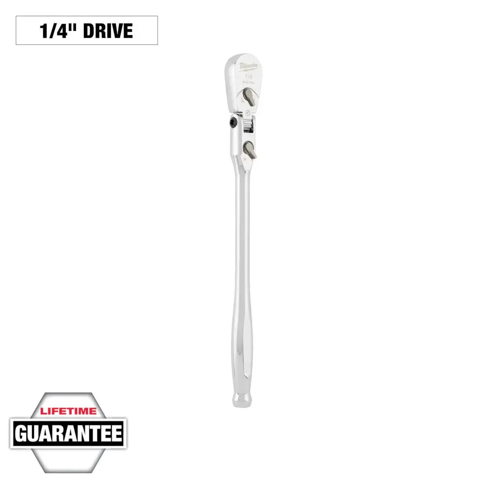 Milwaukee 48-22-9009, 1/4" Drive 9" Flex Head Ratchet