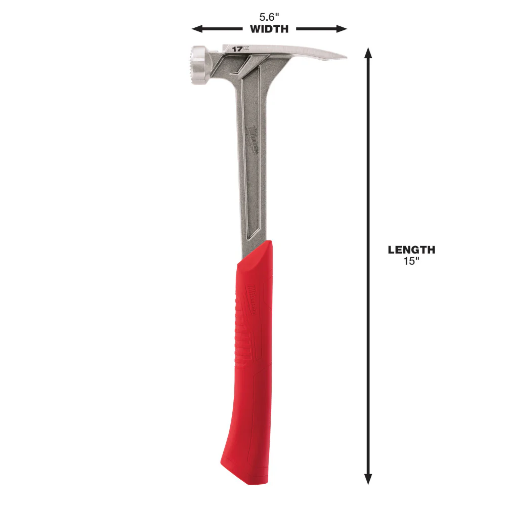 Milwaukee 48-22-9017, 17 oz Framing Hammer (Smooth Face) - Image 6