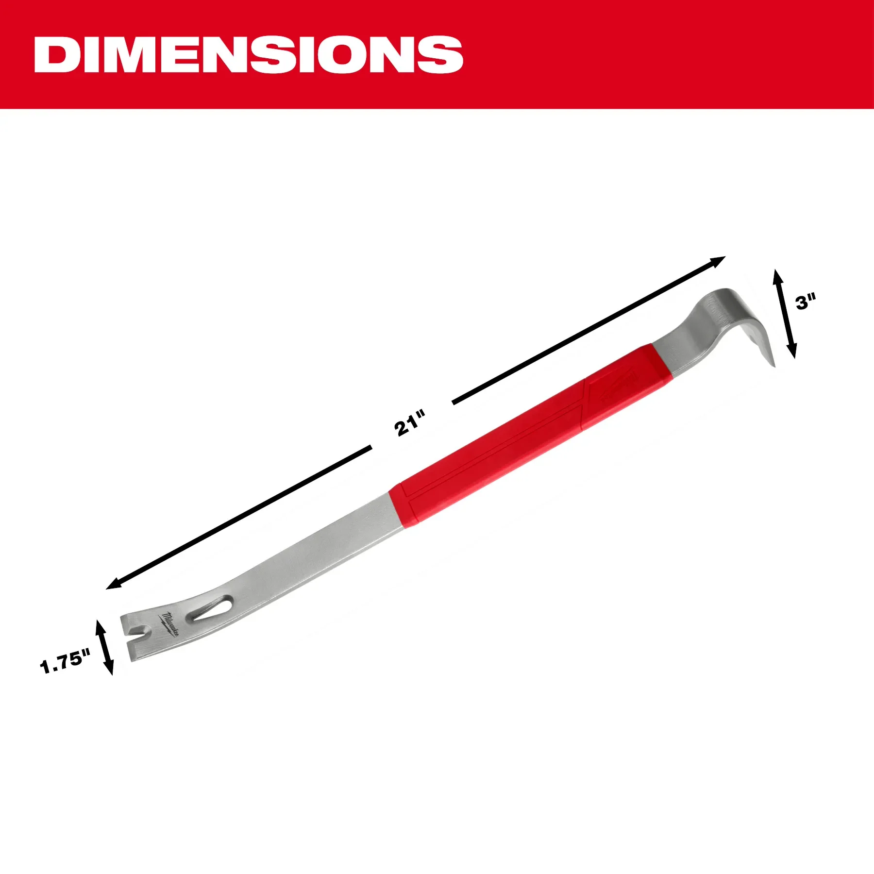 Milwaukee 48-22-9042, 21" Pry Bar - Image 3