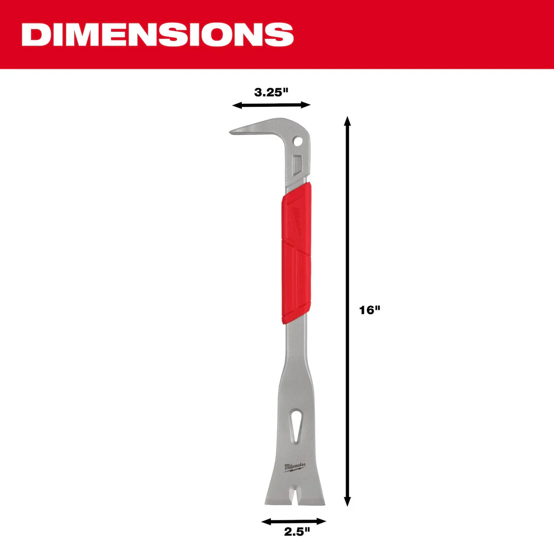 Milwaukee 48-22-9046, 16" Molding Puller - Image 3