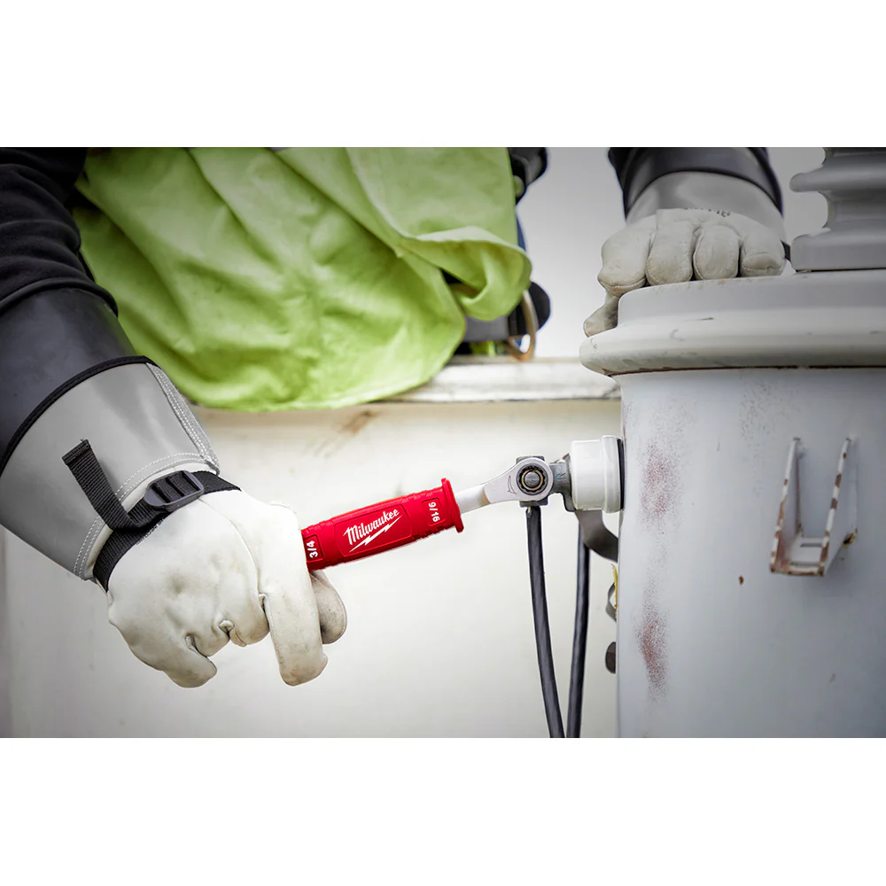 Milwaukee 48-22-9211, Lineman’s 2-in-1 Insulated Ratcheting Box Wrench - Image 5