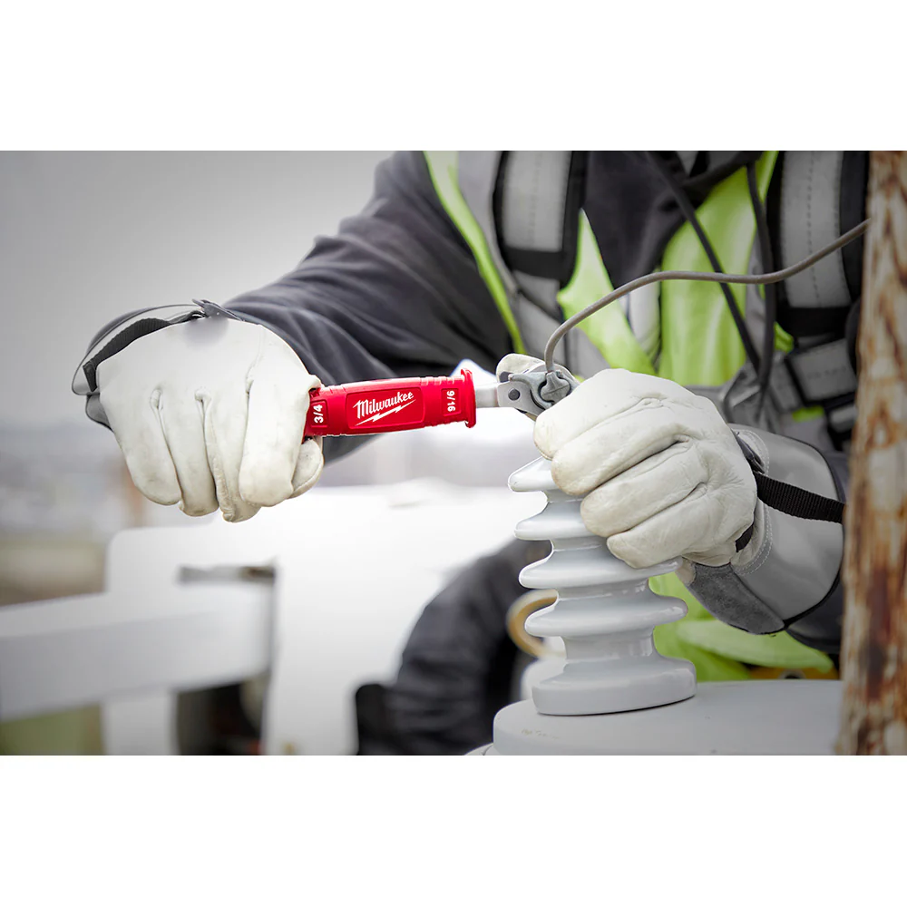 Milwaukee 48-22-9212, Lineman’s 4-in-1 Insulated Ratcheting Box Wrench - Image 3