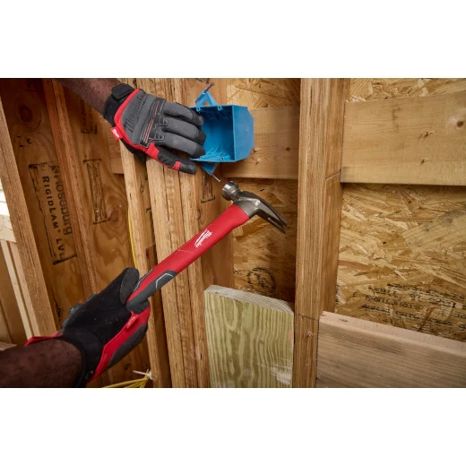 Milwaukee 48-22-9320, 21oz Milled Face Poly/Fiberglass Handle Hammer - Image 2