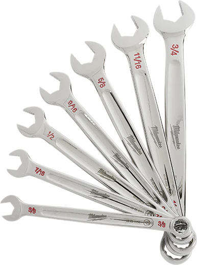 Milwaukee 48-22-9407, 7 pc Combination Wrench Set - SAE - Image 5