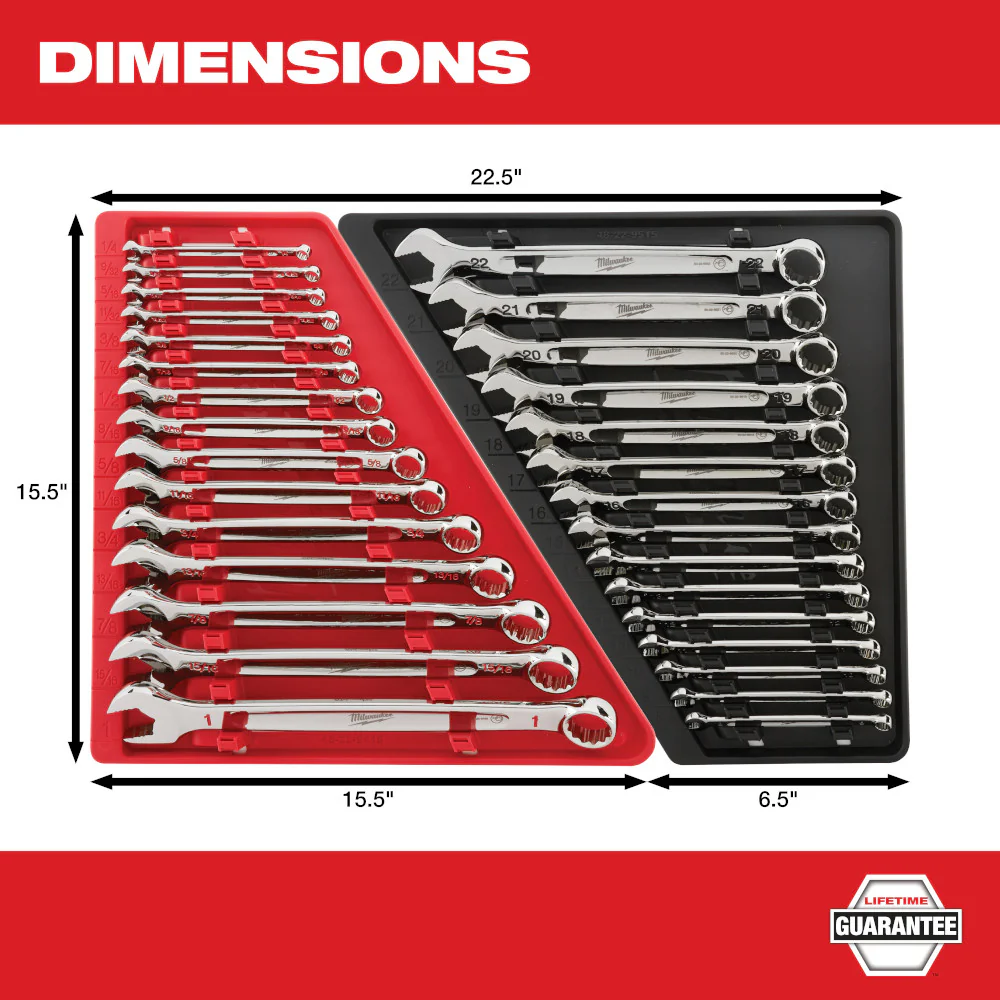 Milwaukee 48-22-9415, SAE Combination Wrench Set 15-Piece - Image 3
