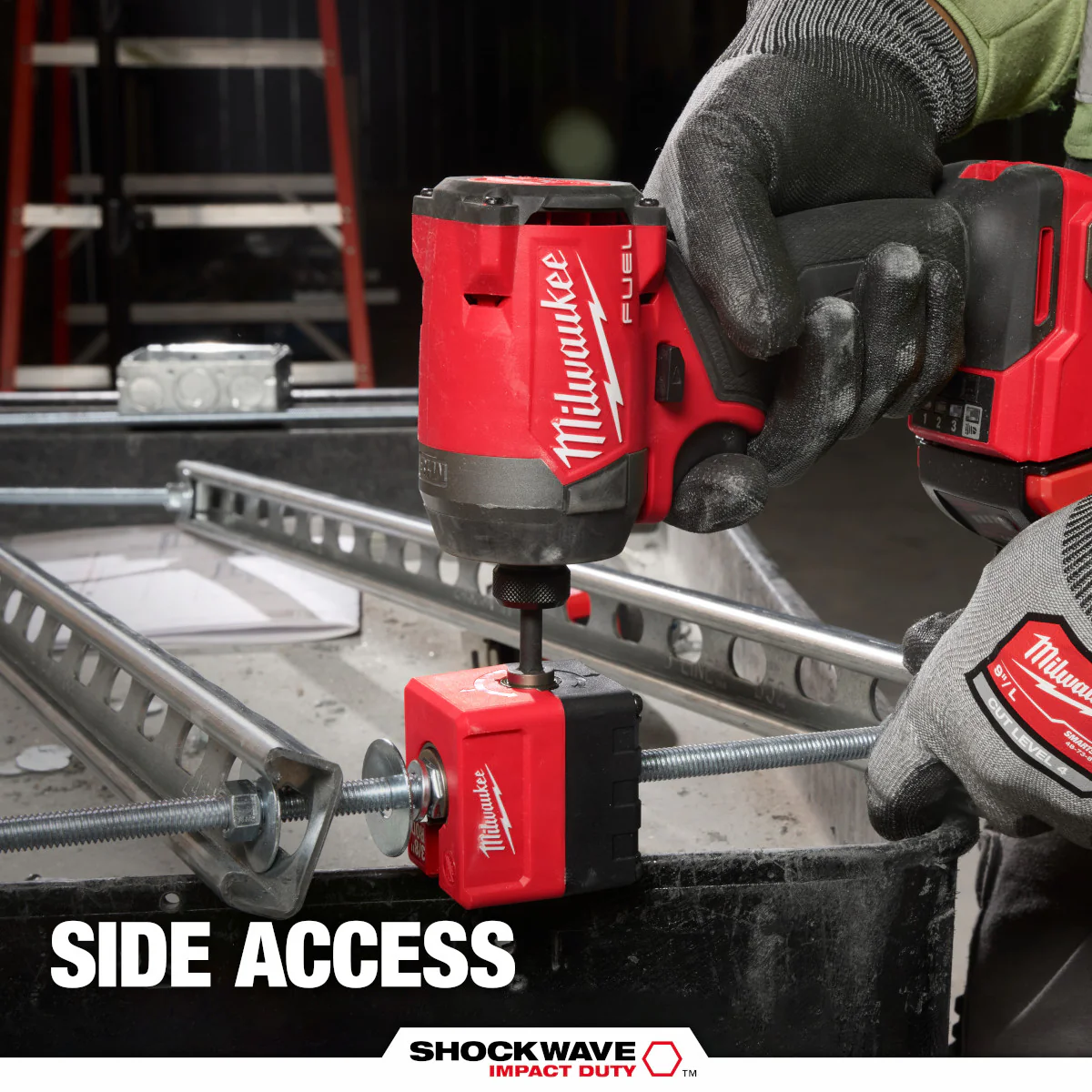 Milwaukee 48-32-2391, SHOCKWAVE™ Impact Duty 3/8" Threaded Rod Nut Runner - Image 3