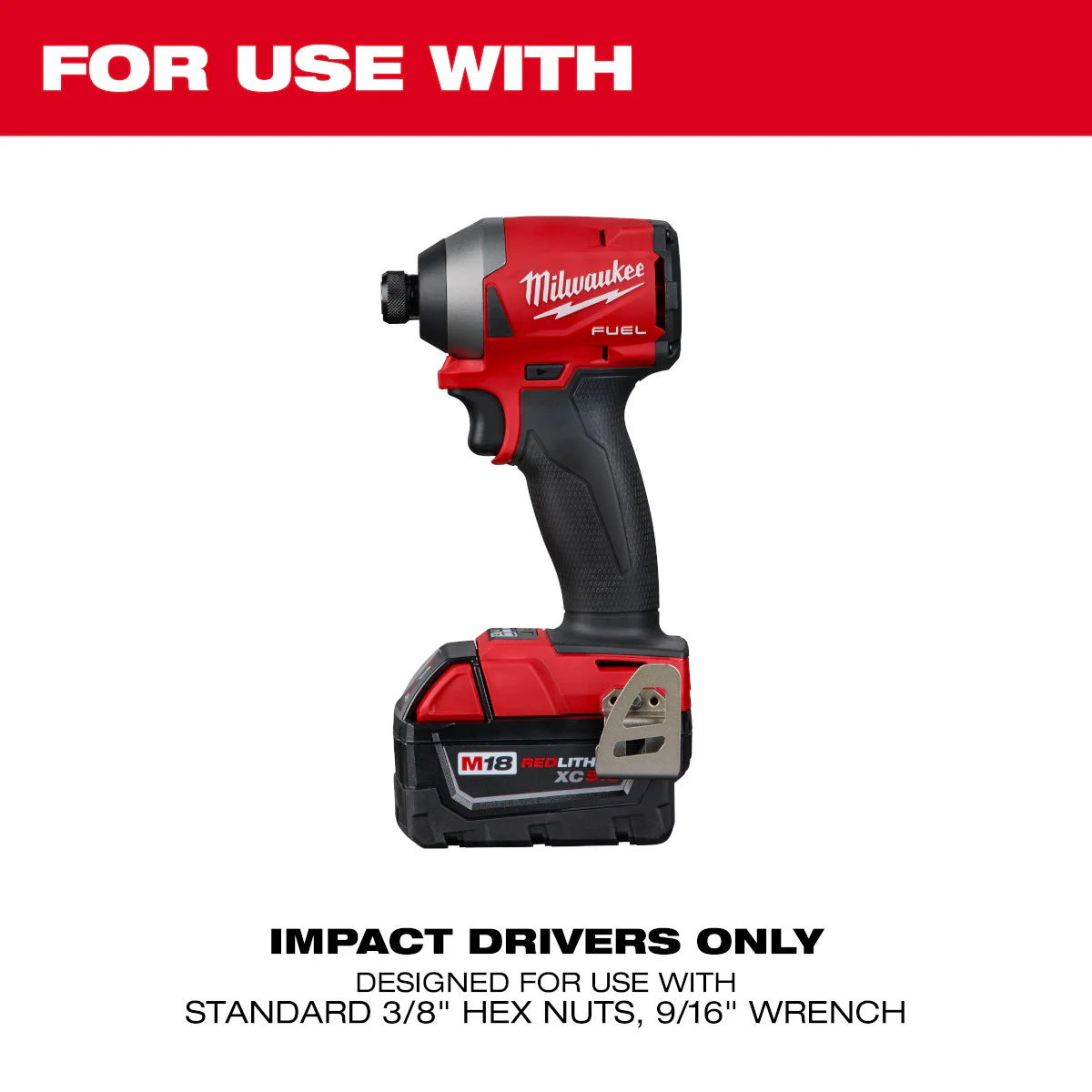 Milwaukee 48-32-2391, SHOCKWAVE™ Impact Duty 3/8" Threaded Rod Nut Runner - Image 5